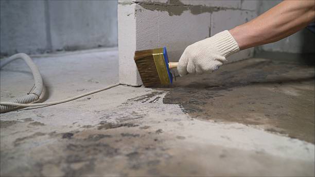 SJ Waterproofing Pros Waterproofing coverage map for Brownstown, IN and surrounding area